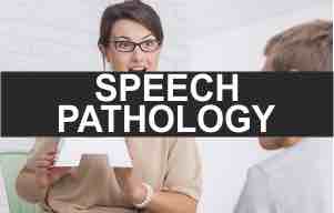speech pathology
